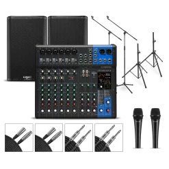Wholesale ???? Yamaha Yamaha Complete PA Package With MG12XUK Mixer And QSC K.2 Speakers 12" Mains ????