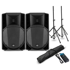 Top 10 ???? RCF RCF Art 715-A MK4 15" Powered Speaker Pair And Power Strip ????