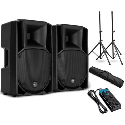 Buy ❤️ RCF RCF ART 712-A MK4 12" Powered Speaker Pair With Stands And Power Strip ✔️
