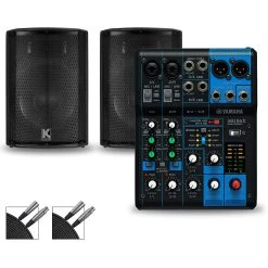 Best reviews of ???? Yamaha Yamaha MG06X Mixer And Kustom HiPAC Speakers 12" Mains ????