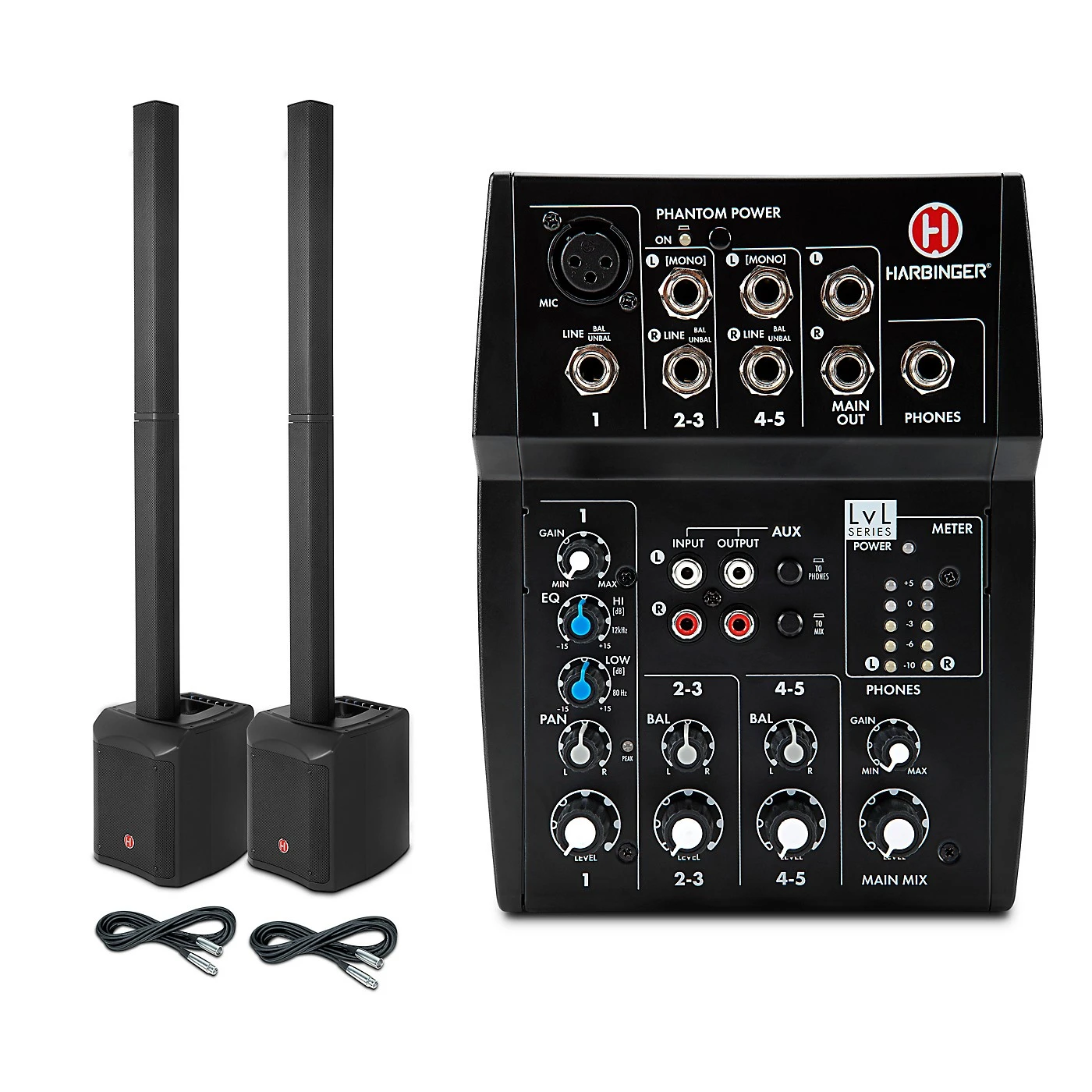Discount ???? Harbinger MLS900 Personal Line Array Pair With Harbinger L502 Mixer And Cables ???? 3 Discount ???? Harbinger MLS900 Personal Line Array Pair With Harbinger L502 Mixer And Cables ????