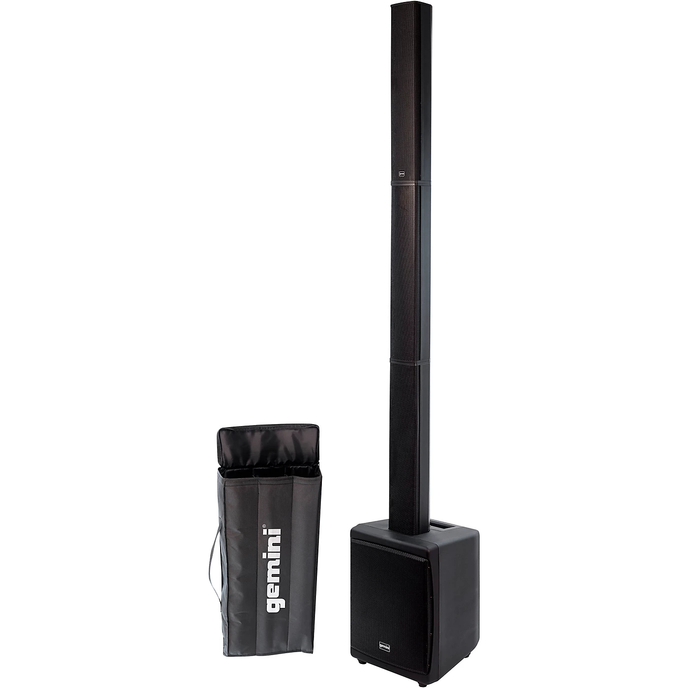 Outlet ???? Gemini Gemini PA-300BT-ToGo MKII Portable Column Array With Battery Power And Carry Bag ???? 3 Outlet ???? Gemini Gemini PA-300BT-ToGo MKII Portable Column Array With Battery Power And Carry Bag ????